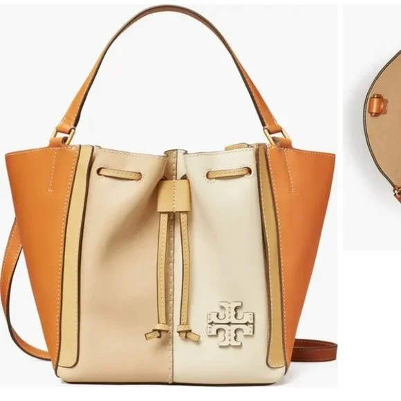 🔥NeW! $598 Tory Burch Color Block Satchel - Picture 3 of 15